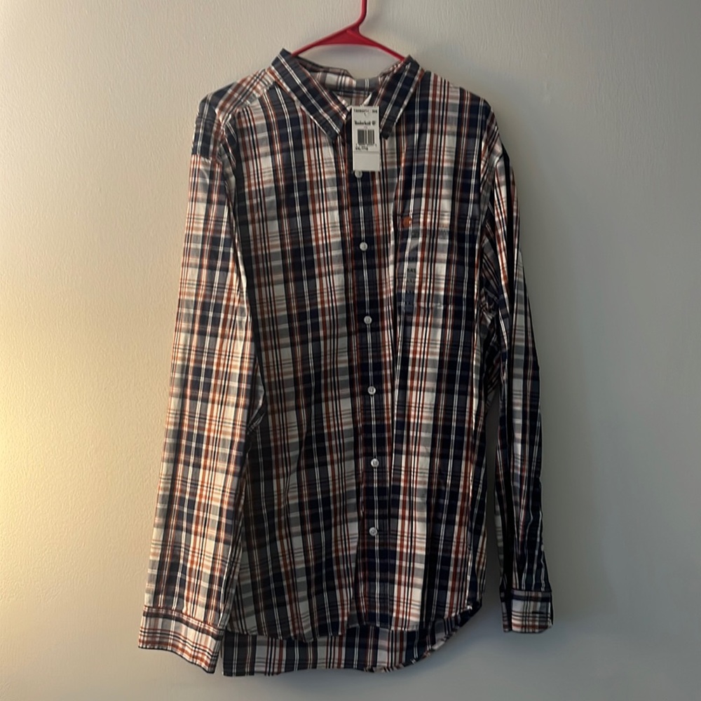 Timberland button up shirt nwt xxl